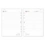 Agenda Finocam OPEN LEO.2 Negro 15,5 x 21,5 cm 2025