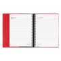 Agenda Finocam DUOBAND E10 Rojo A5 15,5 x 21,2 cm 2025 Bloc de Notas