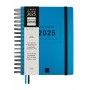 Agenda Finocam TEMPUS Azul Cuarto 15,5 x 21,7 cm 2025