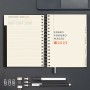 Agenda Finocam TEMPUS Negro Cuarto 15,5 x 21,7 cm 2025