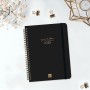 Agenda Finocam ALMA Negro A5 15,5 x 21,2 cm 2025