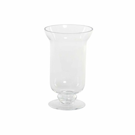 Vase DKD Home Decor Transparent Verre (Ø 13 cm) (13 x 13 x 20.5 cm)