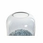 Vase DKD Home Decor Verre Bleu Moderne (15.5 x 15.5 x 30.5 cm)