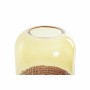 Vase DKD Home Decor Verre Jaune Bordeaux Moderne (15.5 x 15.5 x 30.5 cm)