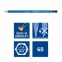 Set de Lápices Staedtler Mars Lumograph 2 mm Hexagonal 2B 2H 3B 4B 5B 6B 8B B HB H 7B (12 Unidades)