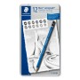 Set de Lápices Staedtler Mars Lumograph 2 mm Hexagonal 2B 2H 3B 4B 5B 6B 8B B HB H 7B (12 Unidades)