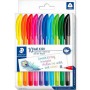 Ensemble de Stylos Staedtler 4320 M Multicouleur 1 mm 10 Pièces