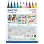 Ensemble de Marqueurs Giotto Turbo Soft Brush Multicouleur Coffret Pinceau 10 Pièces