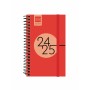 Agenda Finocam SVH Rouge 7,9 x 12,7 cm 2024-2025