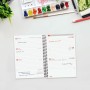 Agenda Finocam SVH Rouge 12 x 17,1 cm 2024-2025