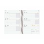 Agenda Finocam Negro 1/8 12 x 16,4 cm 2024-2025