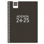 Agenda Finocam COOL Noir 1/8 12 x 16,4 cm 2024-2025