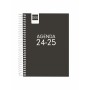 Agenda Finocam COOL Negro 1/8 12 x 16,4 cm 2024-2025