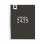 Agenda Finocam COOL Negro Cuarto 15,5 x 21,2 cm 2024-2025