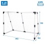 Cage à Foot Colorbaby 190 x 132 x 90 cm (2 Unités)