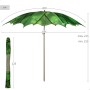 Sombrilla Aktive 200 x 215 x 200 cm (6 Unidades)