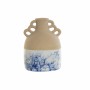 Vase DKD Home Decor Porcelaine Beige Bleu Moderne (12.2 x 10.3 x 16.7 cm)