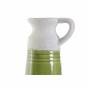 Vase DKD Home Decor Porcelaine Beige Vert Shabby Chic (2 Unités) (11 x 11 x 36 cm)