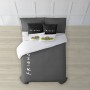 Housse de Couette Friends Gris Anthracite 155 x 220 cm