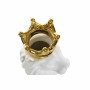 Vase DKD Home Decor Lion Blanc Dolomite Glam (12 x 9 x 20.5 cm)