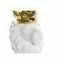 Vase DKD Home Decor Lion Blanc Dolomite Glam (12 x 9 x 20.5 cm)