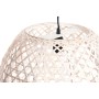 Suspension DKD Home Decor Blanc Bambou (41 x 40 x 40 cm)