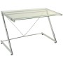 Bureau Alexandra House Living Blanc Transparent Verre 124 x 76 x 60 cm