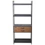 Étagère Alexandra House Living Marron Noir Métal 60 x 140 x 30 cm
