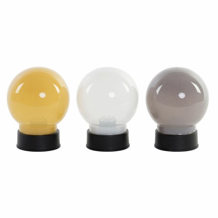 Boule Décorative DKD Home Decor LED Polypropylène (PP) (9 x 9 x 13 cm) (3 pcs)