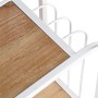 Etagère Alexandra House Living Blanc Marron Métal 70 x 70 x 15 cm