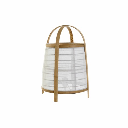 Lampe de bureau DKD Home Decor Lin Blanc Bambou 220 V 40 W (32 x 32 x 45.5 cm)