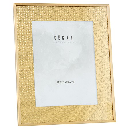 Marco de Fotos Alexandra House Living Dorado Cristal 28 x 33 x 2 cm
