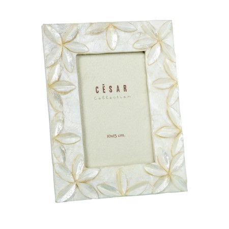 Cadre photo Alexandra House Living Nacre noire 17 x 1 x 22 cm