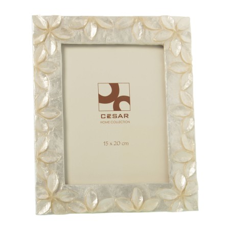 Cadre photo Alexandra House Living Nacre noire 22 X 1 X 27 CM