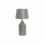 Lampe de bureau DKD Home Decor Gris Polyester Porcelaine 250 V