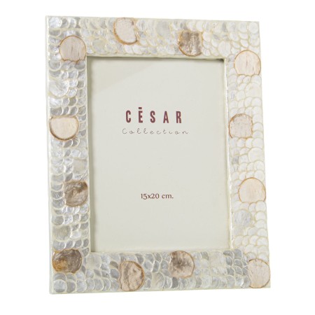 Cadre photo Alexandra House Living Marron Nacre noire 22 X 1 X 27 CM