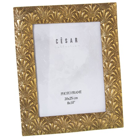 Cadre photo Alexandra House Living Doré Plastique 27 X 1 X 32 CM