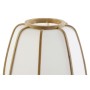 Lampe de bureau DKD Home Decor Polyester Blanc Bambou 220 V 50 W (23 x 23 x 35 cm)