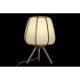 Lampe de bureau DKD Home Decor Polyester Blanc Bambou 220 V 50 W (23 x 23 x 35 cm)