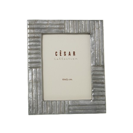 Cadre photo Alexandra House Living Gris Nacre noire 17 x 1 x 22 cm