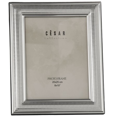 Cadre photo Alexandra House Living Argenté Métal 20 x 25 x 2 cm