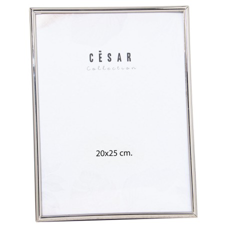 Cadre photo Alexandra House Living Argenté Métal 20 x 25 x 1 cm