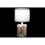 Lampe de bureau DKD Home Decor Coton Grès 220 V Vert Menthe 40 W (2 pcs) (14 x 14 x 27.5 cm)