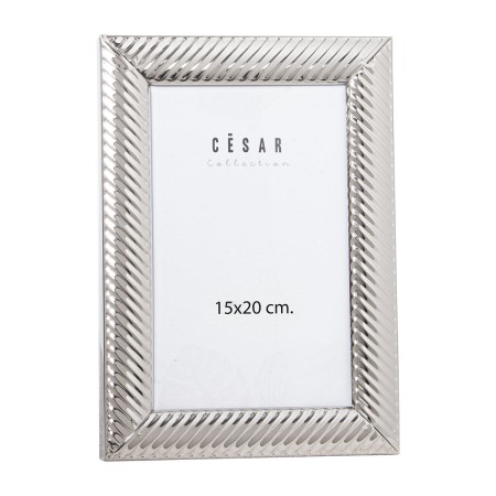 Marco de Fotos Alexandra House Living Plateado Metal 17 x 22 x 1 cm
