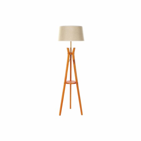 Lampadaire DKD Home Decor Marron Beige Polyester Bois (45 x 45 x 155 cm)