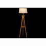 Lampadaire DKD Home Decor Marron Beige Polyester Bois (45 x 45 x 155 cm)