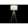 Lampe de bureau DKD Home Decor Blanc Polyester Bois 220 V 50 W (30 x 30 x 72 cm)