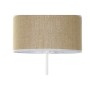 Lampadaire DKD Home Decor Beige Métal Polyester Blanc Rotin (40 x 40 x 158 cm)