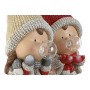 Adorno Navideño Home ESPRIT Blanco Rojo Beige 16,5 x 22 x 45 cm (2 Unidades)