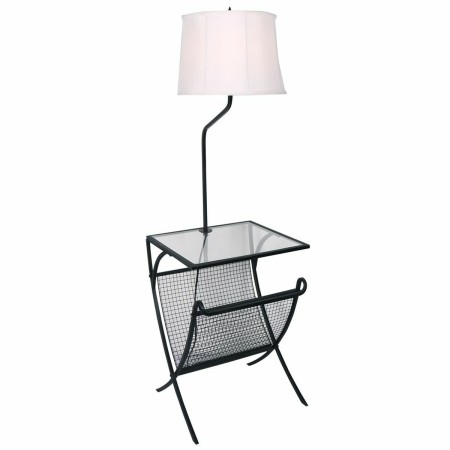 Lampadaire DKD Home Decor Noir Métal Verre (50 x 50 x 152 cm)